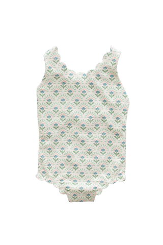 girls elena scallop one piece swimsuit
