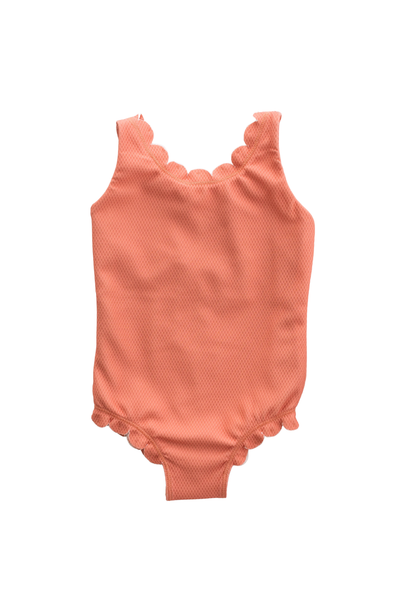 girls elena scallop one piece swimsuit