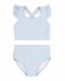girls luna ruffle two piece swimsuit