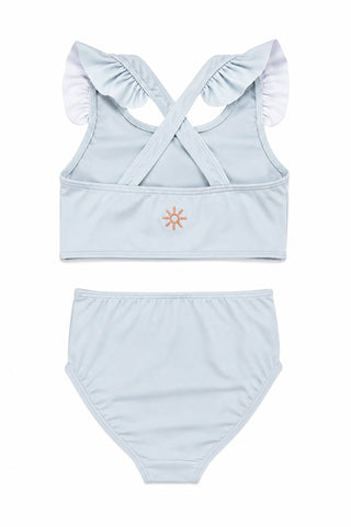 girls luna ruffle two piece swimsuit