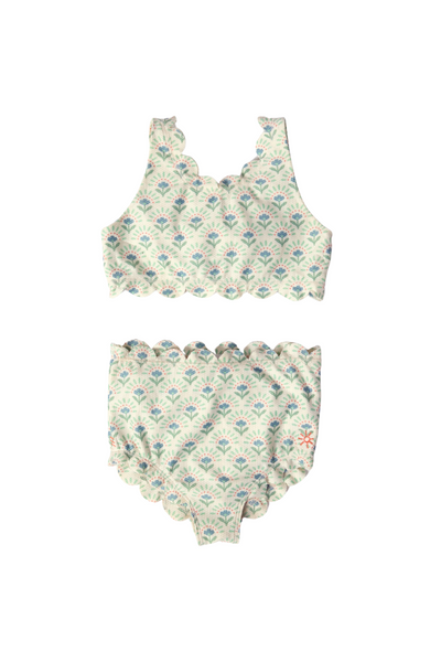 girls camila scallop two piece swimsuit