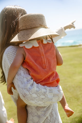 girls julieta scallop bubble romper