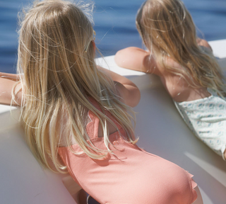 girls elena scallop one piece swimsuit