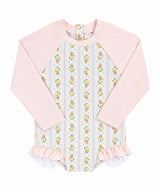 girls rosa rashguard swimsuit