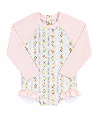 girls rosa rashguard swimsuit