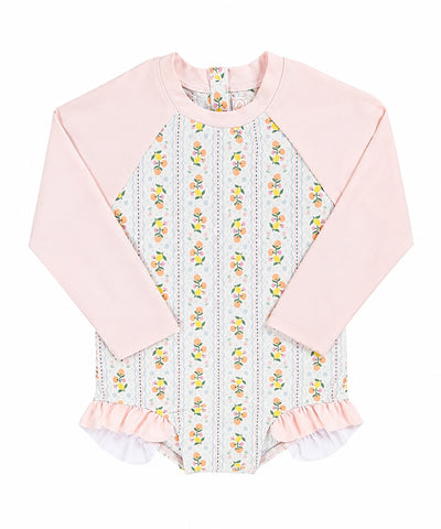 girls rosa rashguard swimsuit