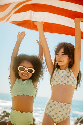 girls camila scallop two piece swimsuit